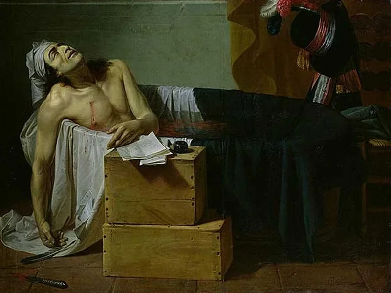 1757-Guillaume-Joseph Roques - La morte di Marat